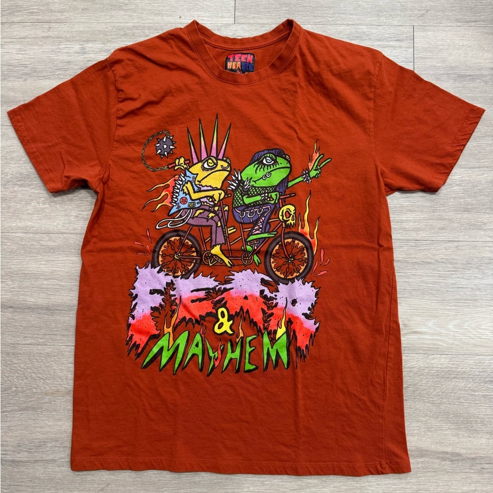 Teen Hearts Orange Graphic Tee
